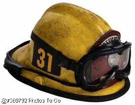 Fire fighters helmet
